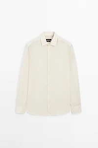 Extra fine regular fit linen shirt