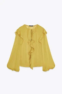 RUFFLED BLOUSE