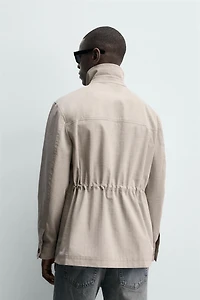 BLOUSON REGULAR FIT STRUCTURÉ À CHEVRON