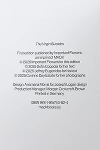 BOOK THE VIRGIN SUICIDES BY SOFIA COPPOLA