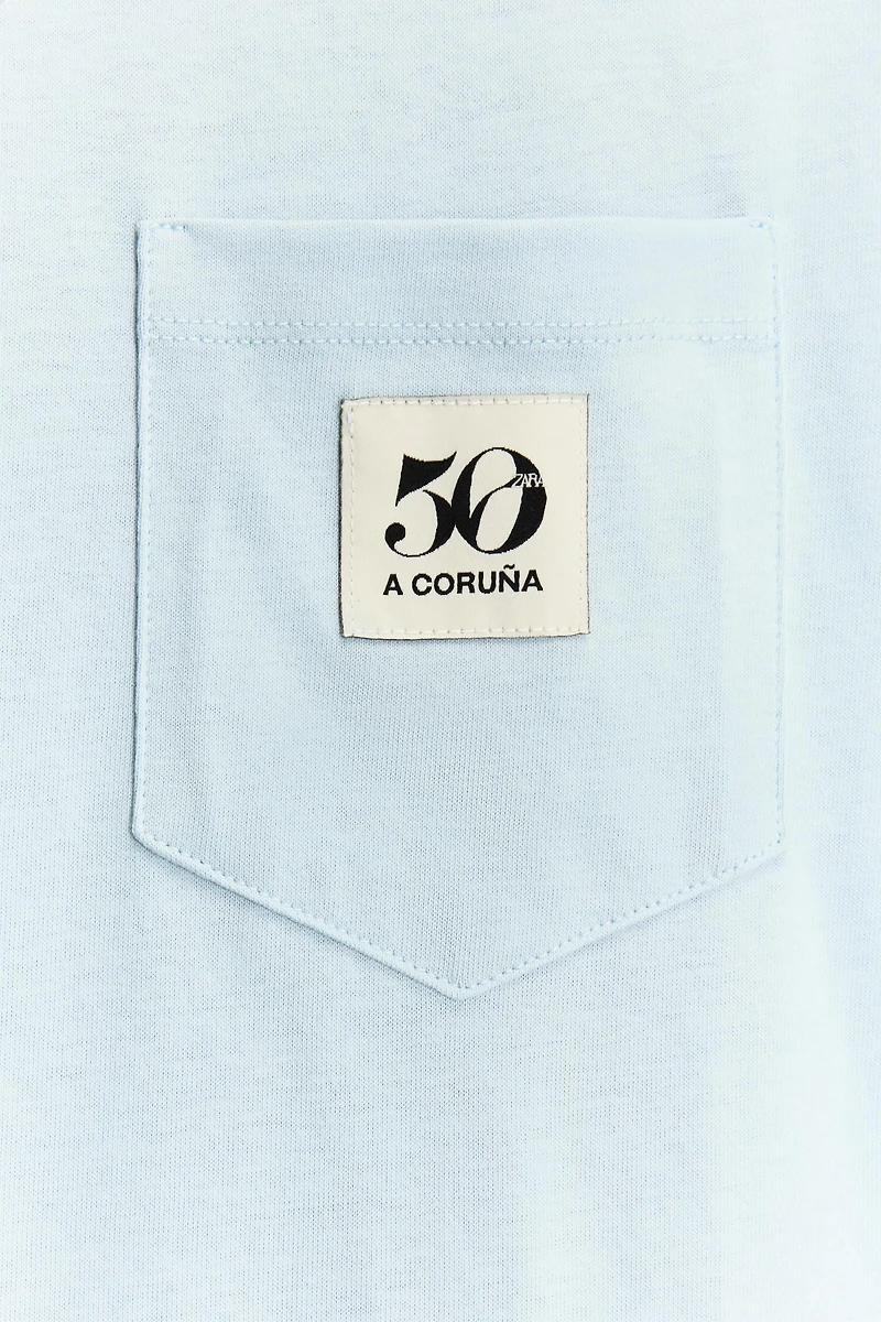 50TH ANNIVERSARY POCKET PATCH T-SHIRT