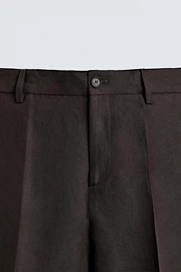 PANTALON DE COSTUME 100% LIN