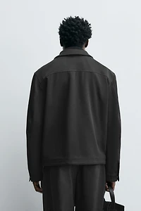 TEXTURED ZIP JACKET