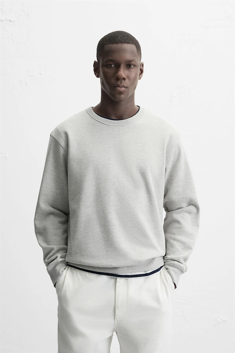 BASIC CREWNECK SWEATSHIRT