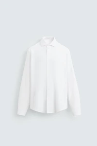 SLIM FIT TEXTURED SHIRT
