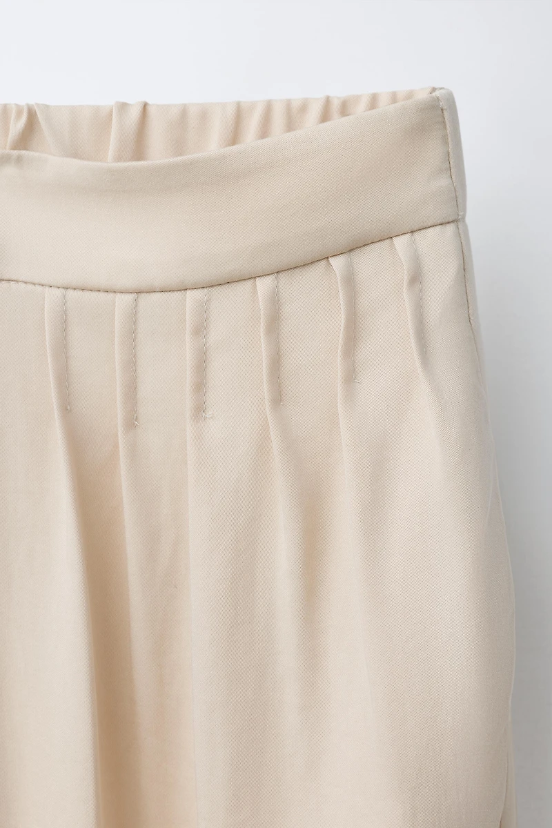 PANTALON BOMBACHO À PLIS