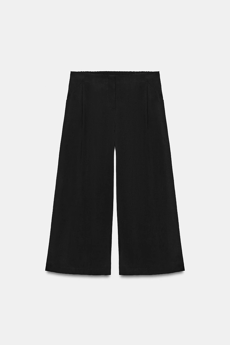 PLEATED CULOTTE PANTS