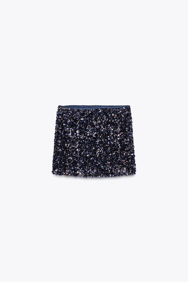 SEQUIN MINI SKIRT