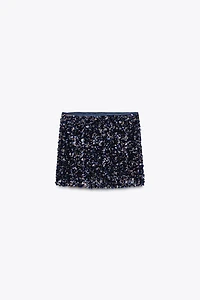SEQUIN MINI SKIRT