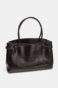 LEATHER CITY BAG