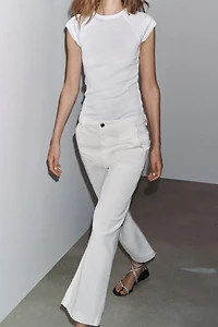 T-SHIRT EN COTON DÉLAV
