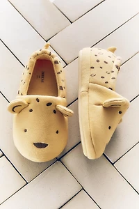 CHILDREN'S CHEETAH SLIPPERS