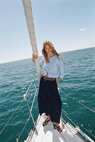 BELTED CULOTTES