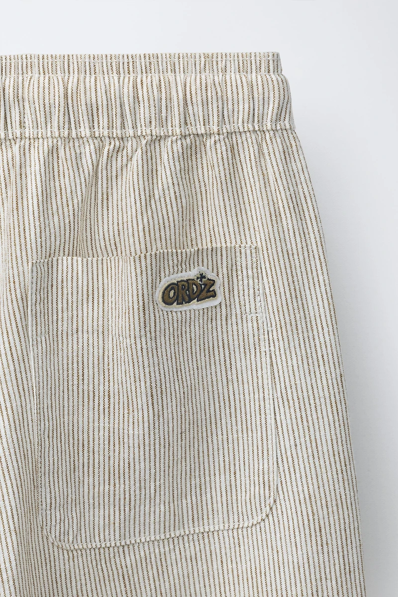 STRIPED PAJAMA PANTS