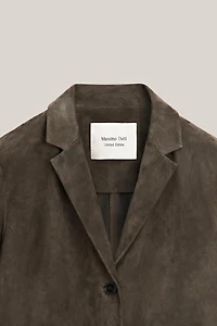 100% suede leather blazer - LIMITED EDITION