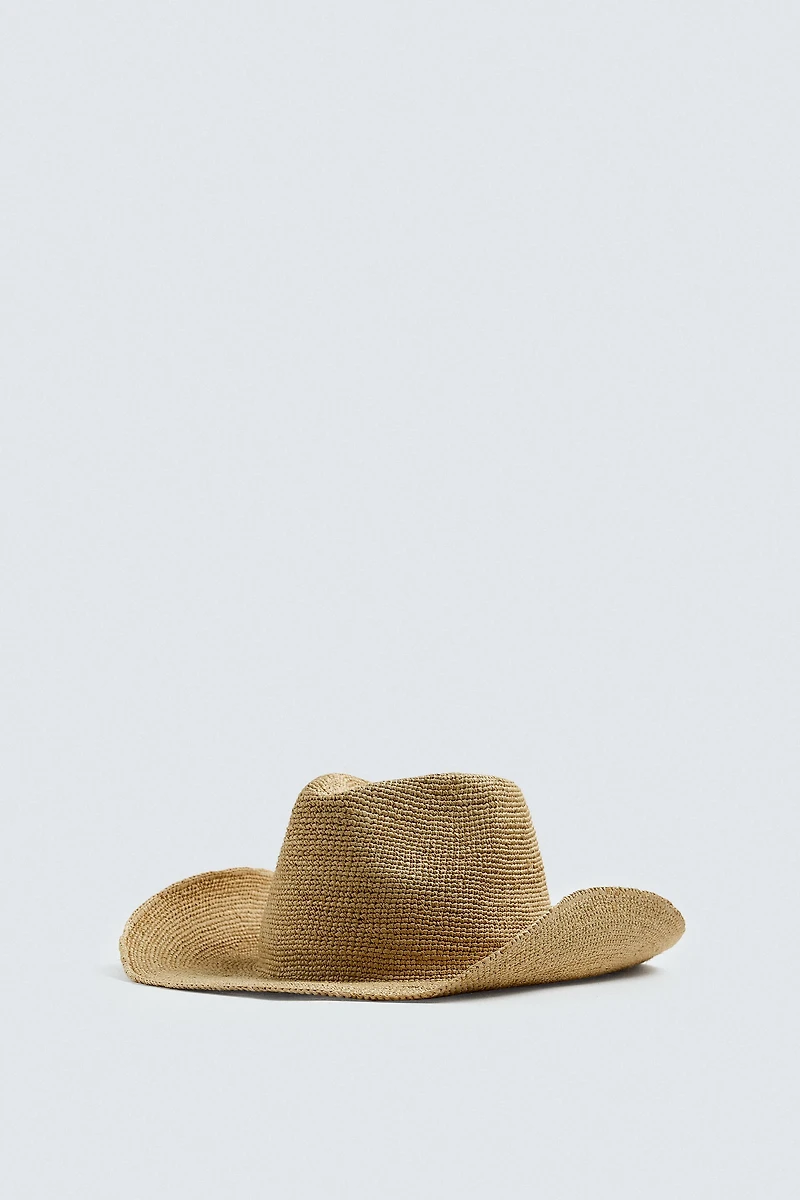 RAFFIA HAT