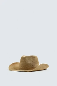 RAFFIA HAT