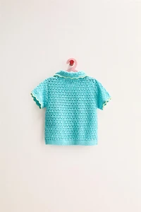 ZARA TIMELESS - POLO EN MAILLE CONTRASTÉE
