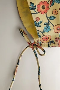 BABY FLORAL BONNET