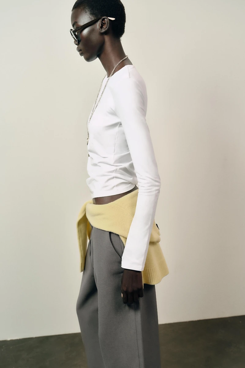 T-SHIRT BASIQUE EN COTON