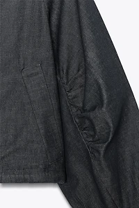 BOMBER EN DENIM MATELASSÉ ZW COLLECTION