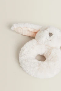 RABBIT BABY RATTLE PLUSH TOY