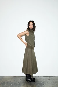 SOFT A-LINE SKIRT