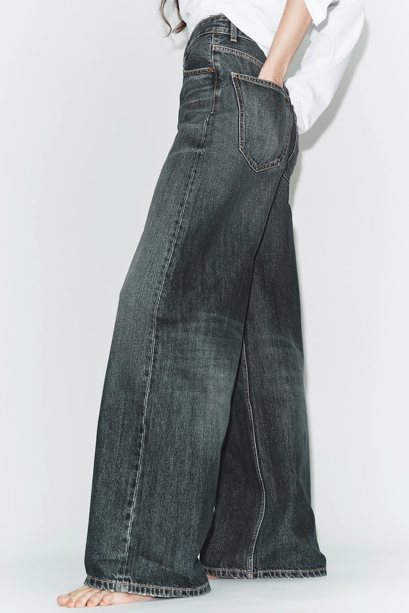 TRF HIGH WAIST EXTRA WIDE LEG JEANS