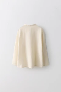 6-10 ANS/ BLOUSE PLIS COTON LIN LIMITED EDITION