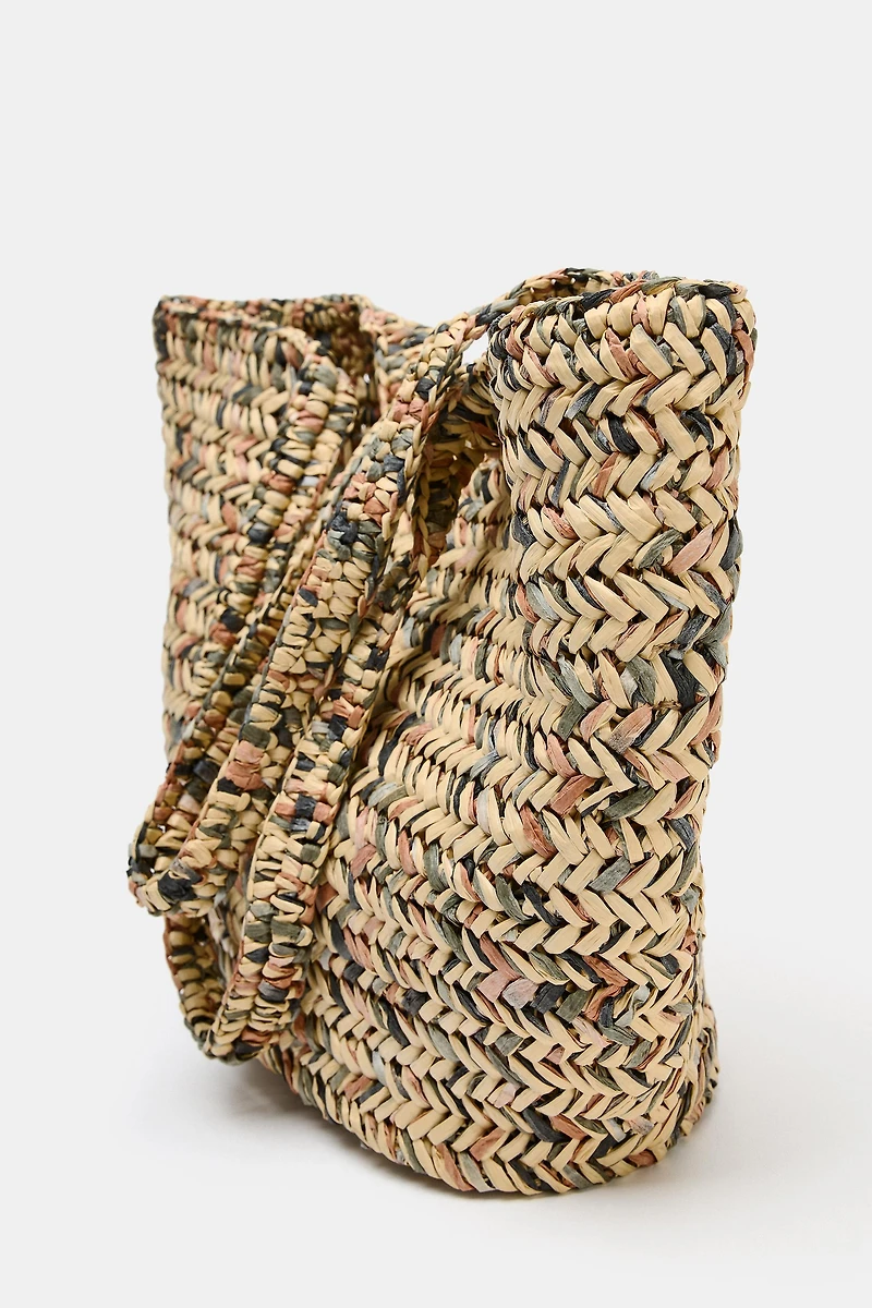 SAC CABAS PARTIE PRINCIPALE TRESSÉE