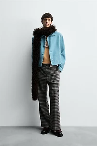 SUEDE LEATHER JACKET HARRY LAMBERT FOR ZARA X DISNEY