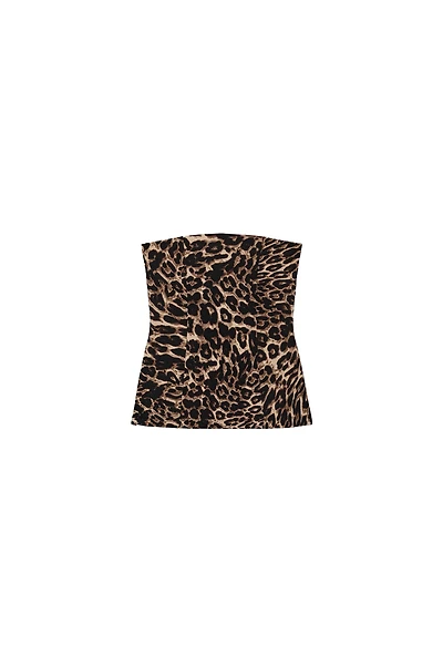 TOP BUSTIER STRETCH À OUVERTURES