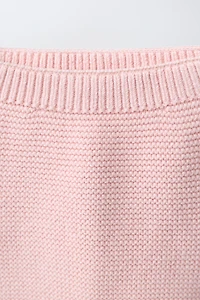 CONTRAST LACE KNIT BOTTOMS