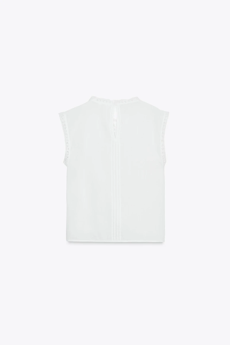 BLOUSE ENTRE-DEUX SANS MANCHES ZW COLLECTION
