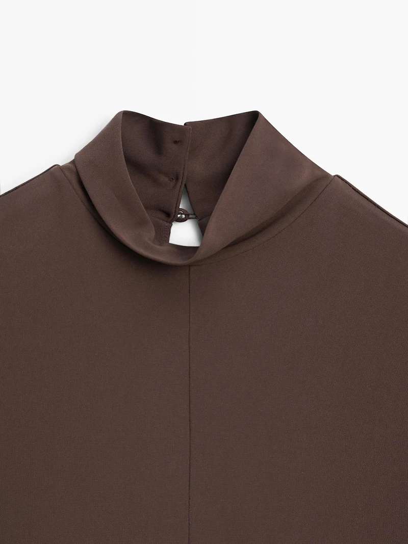 Long high neck dress - STUDIO