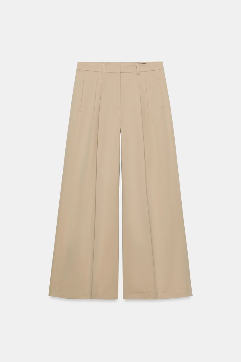 ZW COLLECTION PLEATED WIDE LEG PANTS