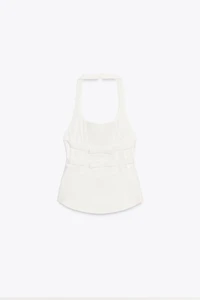 TOP HALTER LACETS
