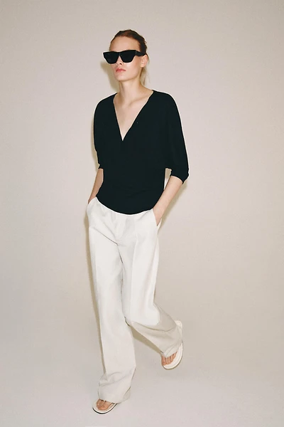 COTTON HENLEY T-SHIRT