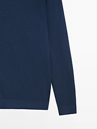 Merino wool knit sweater