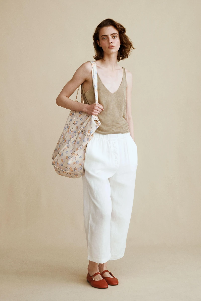 100% LINEN PANTS CREATED BY CARAMEL LONDON X ZARA