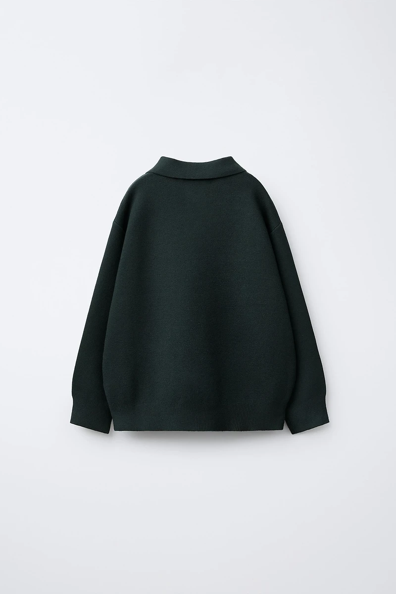 BASIC KNIT POLO SHIRT