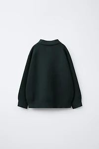 BASIC KNIT POLO SHIRT