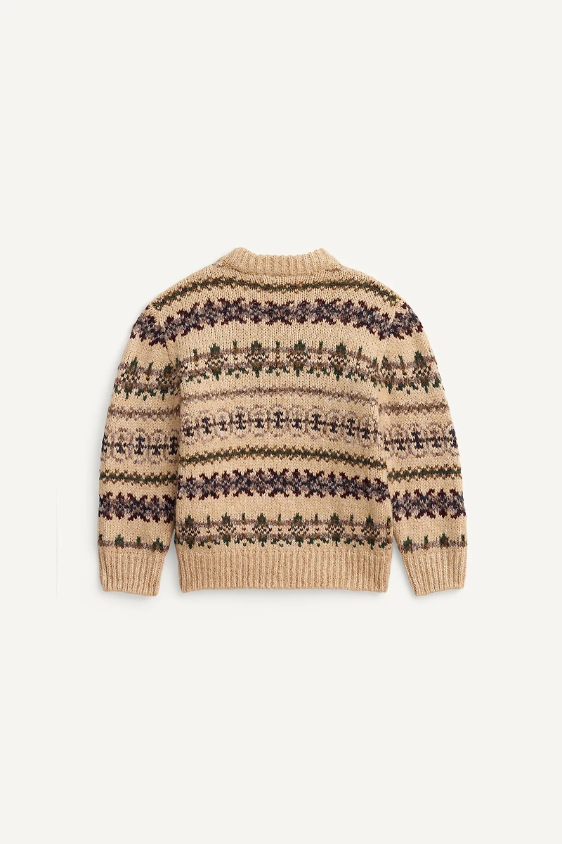 GRECA PRINT KNIT JUMPER LIMITED EDITION