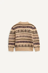 GRECA PRINT KNIT JUMPER LIMITED EDITION