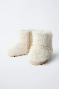 FAUX FUR SNOW BOOTS