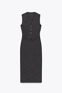 ROBE MIDI BOUTONS