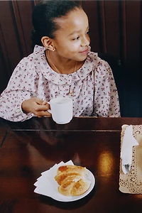 RUFFLED FLORAL SHIRT