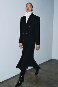 WOOL BLEND COAT ZW COLLECTION LIMITED EDITION