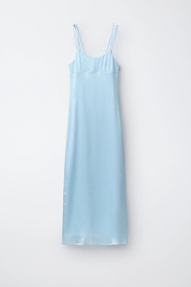 ROBE UNIE SATINÉE