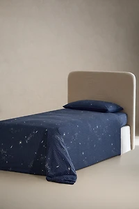 KIDS' SPACE STRIPE DUVET COVER